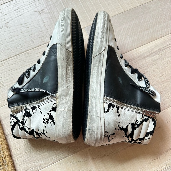 Golden Goose Slide Sneaker in snake and tortoise print - Picture 2 of 8
